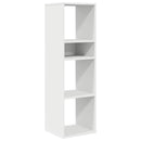 bogreol 34x31x112 cm konstrueret træ hvid