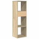 bogreol 34x31x112 cm konstrueret træ sonoma-eg