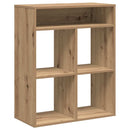 bogskab 66x31x80 cm konstrueret træ kunsteg