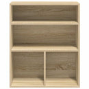 bogreol 60x30x71,5 cm konstrueret træ sonoma-eg