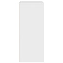 bogreol 60x30x71,5 cm konstrueret træ hvid