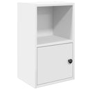 bogreol 31x24x52 cm konstrueret træ hvid