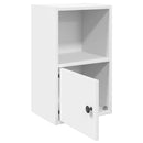 bogreol 31x24x52 cm konstrueret træ hvid