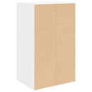 bogreol 31x24x52 cm konstrueret træ hvid