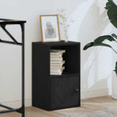 bogreol 31x24x52 cm konstrueret træ sort-eg
