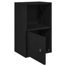 bogreol 31x24x52 cm konstrueret træ sort-eg
