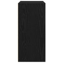 bogreol 31x24x52 cm konstrueret træ sort-eg