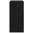 bogreol 31x24x52 cm konstrueret træ sort-eg