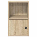 bogreol 31x24x52 cm konstrueret træ sonoma-eg