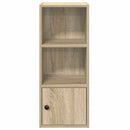 bogreol 31x24x77 cm konstrueret træ sonoma-eg