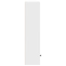 bogreol 31x24x102 cm konstrueret træ hvid