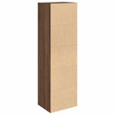 bogreol 31x24x102 cm konstrueret træ brun egetræsfarve