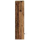 bogreol 31x24x102 cm konstrueret træ antikt træ