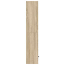 bogreol 31x24x127 cm konstrueret træ sonoma-eg