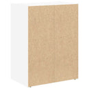 bogreol 40x24x52 cm konstrueret træ hvid