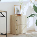bogreol 40x24x52 cm konstrueret træ sonoma-eg