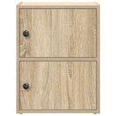 bogreol 40x24x52 cm konstrueret træ sonoma-eg