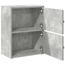 bogreol 40x24x52 cm konstrueret træ betongrå