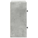 bogreol 40x24x52 cm konstrueret træ betongrå