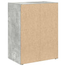 bogreol 40x24x52 cm konstrueret træ betongrå