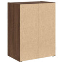 bogreol 40x24x52 cm konstrueret træ brun egetræsfarve