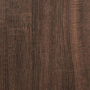 bogreol 40x24x52 cm konstrueret træ brun egetræsfarve