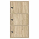 bogreol 40x24x77 cm konstrueret træ sonoma-eg