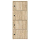 bogreol 40x24x102 cm konstrueret træ sonoma-eg