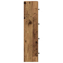 bogreol 40x24x102 cm konstrueret træ antikt træ