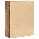 bogreol 60x24x76,5 cm konstrueret træ antikt træ