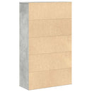 bogreol 60x24x101,5 cm konstrueret træ betongrå