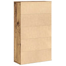 bogreol 60x24x101,5 cm konstrueret træ antikt træ