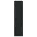 bogreol 89x24x101,5 cm konstrueret træ sort-eg