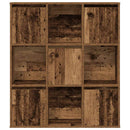 bogreol 89x24x101,5 cm konstrueret træ gammelt trælook