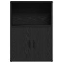 bogreol 60x24x85 cm konstrueret træ sort-eg