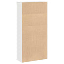 bogreol 60x24x120 cm konstrueret træ hvid