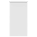 skrivebord 80x40x75 cm konstrueret træ hvid