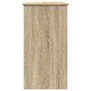 skrivebord 80x40x75 cm konstrueret træ sonoma-eg