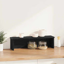 køkkenstativ kan stables 50x15x16 cm konstrueret træ sort