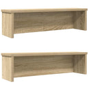 køkkenreoler kan stables 2 stk. 50x15x16 cm sonoma-eg
