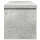 køkkenstativ kan stables 50x15x16 cm konstrueret træ betongrå