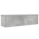 køkkenstativ kan stables 50x15x16 cm konstrueret træ betongrå