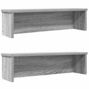 køkkenreoler kan stables 2 stk. 50x15x16 cm grå sonoma-eg