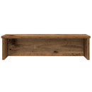 køkkenstativ kan stables 50x15x16 cm konstrueret træ antikt træ