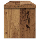 køkkenstativ kan stables 50x15x16 cm konstrueret træ antikt træ