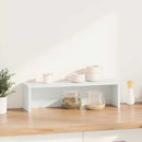 køkkenstativ kan stables 60x15x16 cm konstrueret træ hvid