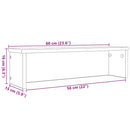 køkkenreoler kan stables 2 stk. 60x15x16 cm sonoma-eg