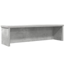 køkkenstativ kan stables 60x15x16 cm konstrueret træ betongrå