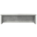 køkkenstativ kan stables 60x15x16 cm konstrueret træ betongrå