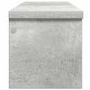 køkkenstativ kan stables 60x15x16 cm konstrueret træ betongrå